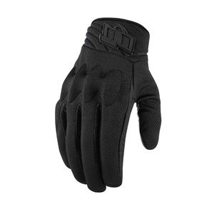 ICON "Anthem '2' | Touchscreen Mesh Motorcycle Gloves | Mens Black | Size Small